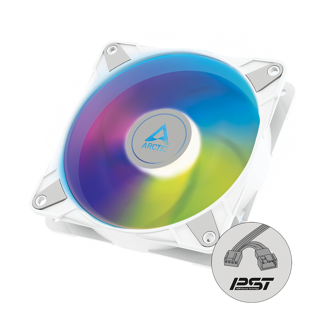 ARCTIC P14 PWM PST A-RGB Computerkabinet Ventilator 14 cm Hvid 1 stk