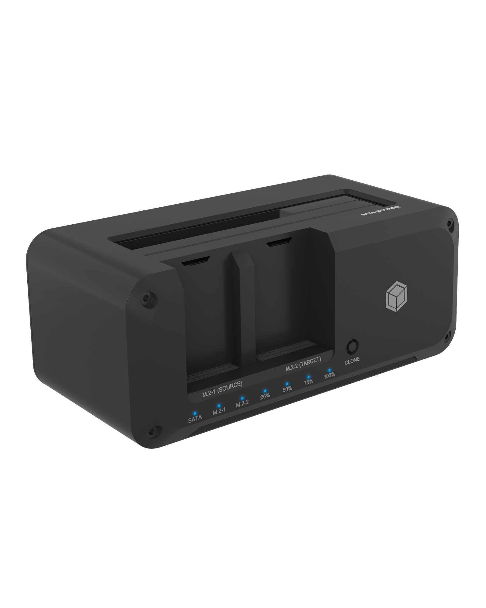 ICY BOX IB-2924MSCL-C31 drev dockingstation USB 3.2 Gen 2 (3.1 Gen 2) Type-C Sort