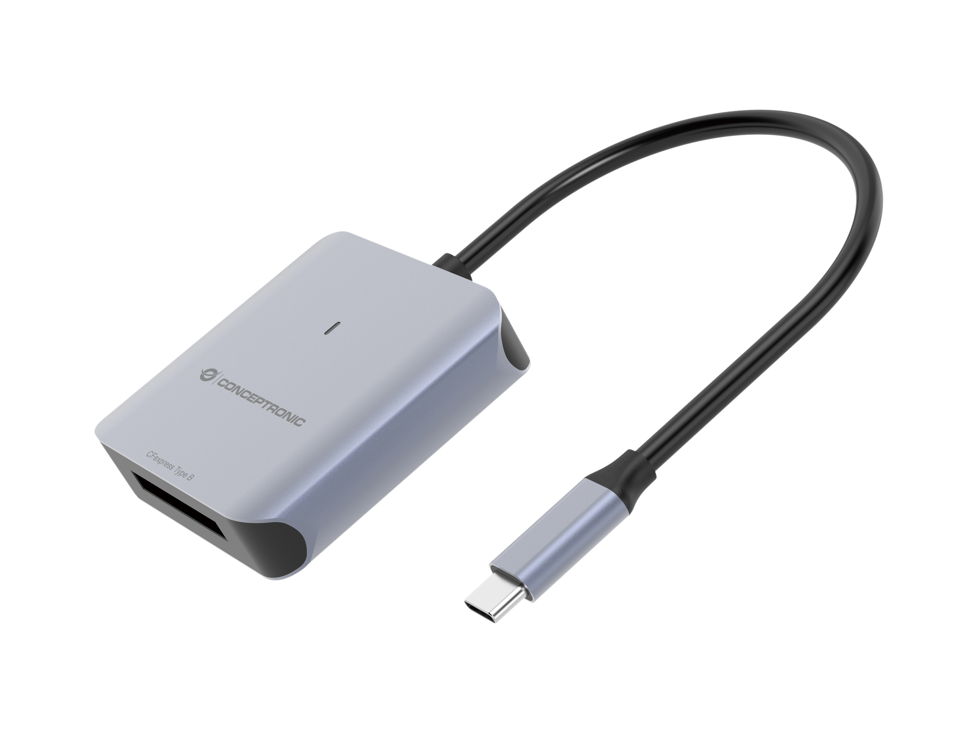 Conceptronic BIAN08G kortlæser USB 3.2 Gen 2 Type-C Grå