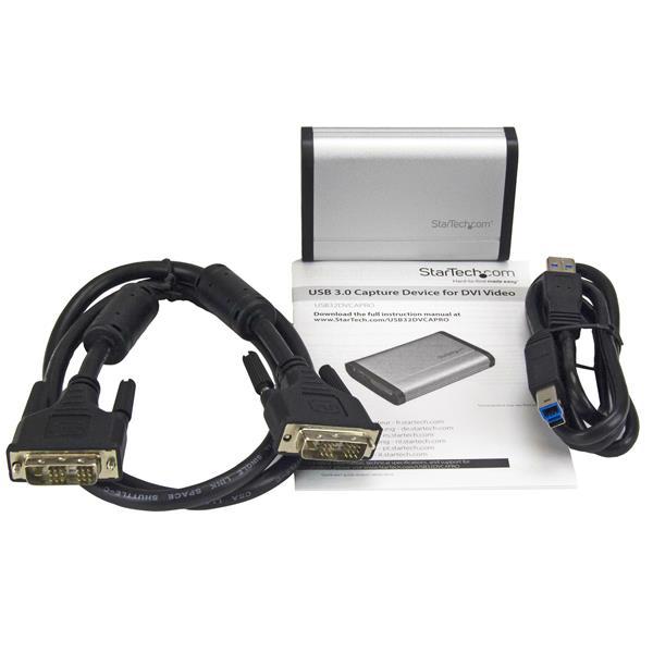 StarTech.com USB32DVCAPRO videoredigeringskort USB 3.2 Gen 1 (3.1 Gen 1)