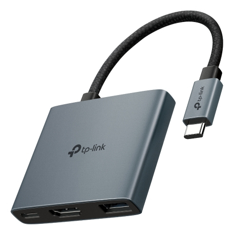 TP-Link UH3020C interface hub USB Type-C 5000 Mbit/s Grå