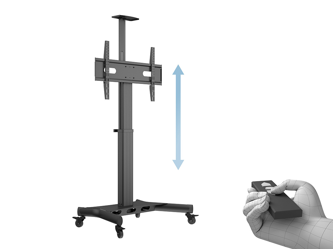 Multibrackets 5834 tv-beslag 190,5 cm (75") Sort
