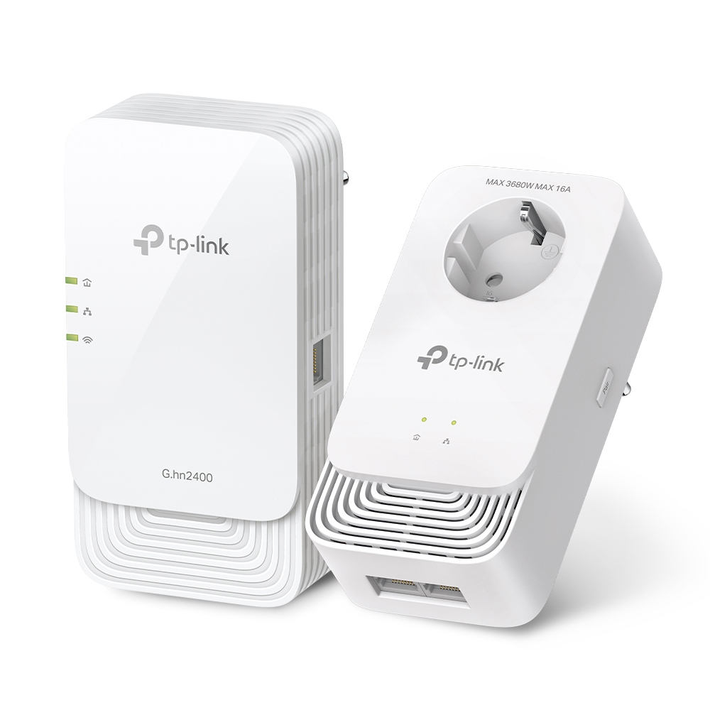 TP-Link PGW2440 KIT Power Line netværksadapter 1428 Mbit/s Ethernet LAN Wi-Fi Hvid
