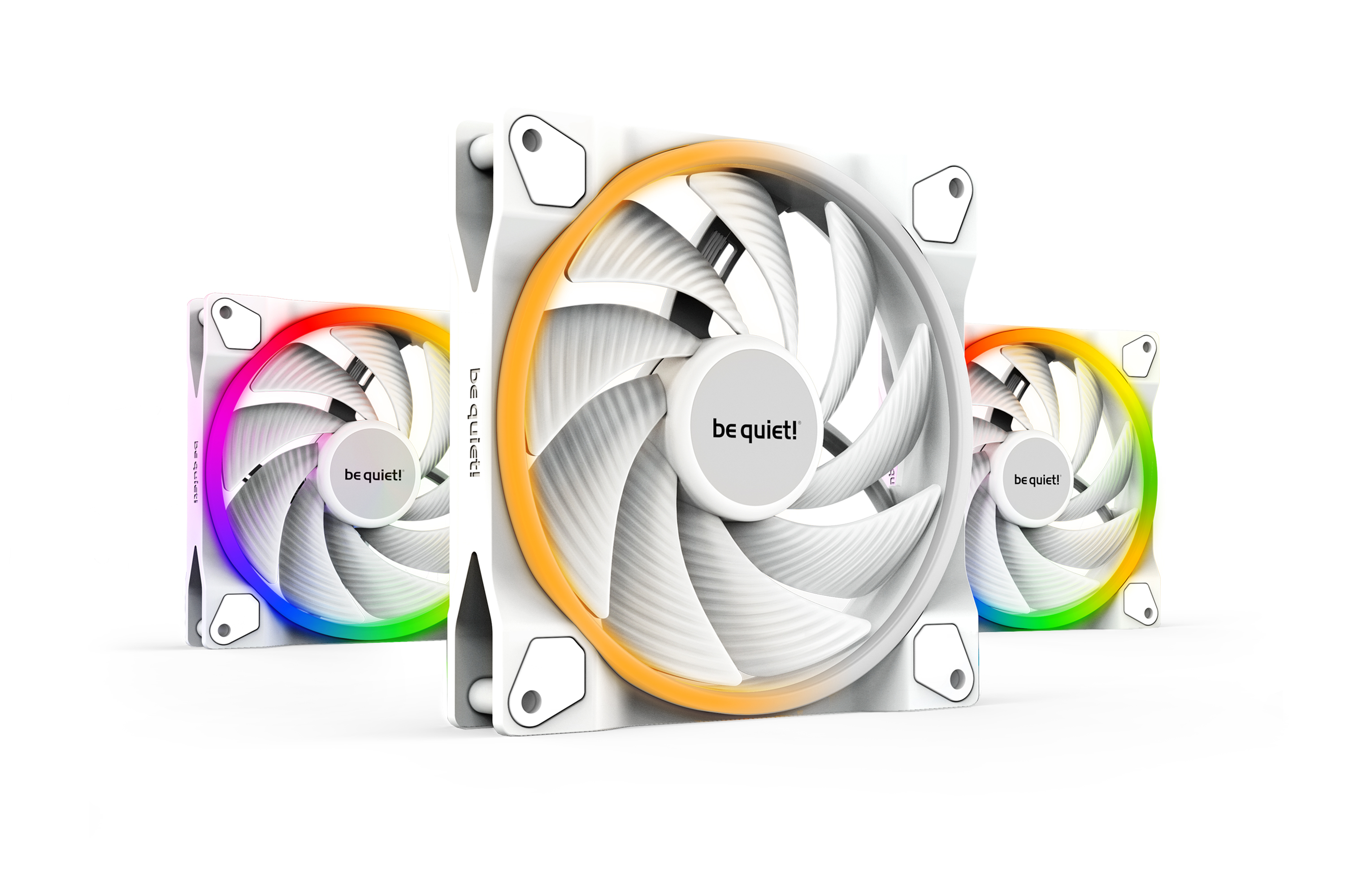 be quiet! Light Wings White | 140mm PWM high-speed Triple-Pack Computerkabinet Ventilator 14 cm Hvid 3 stk