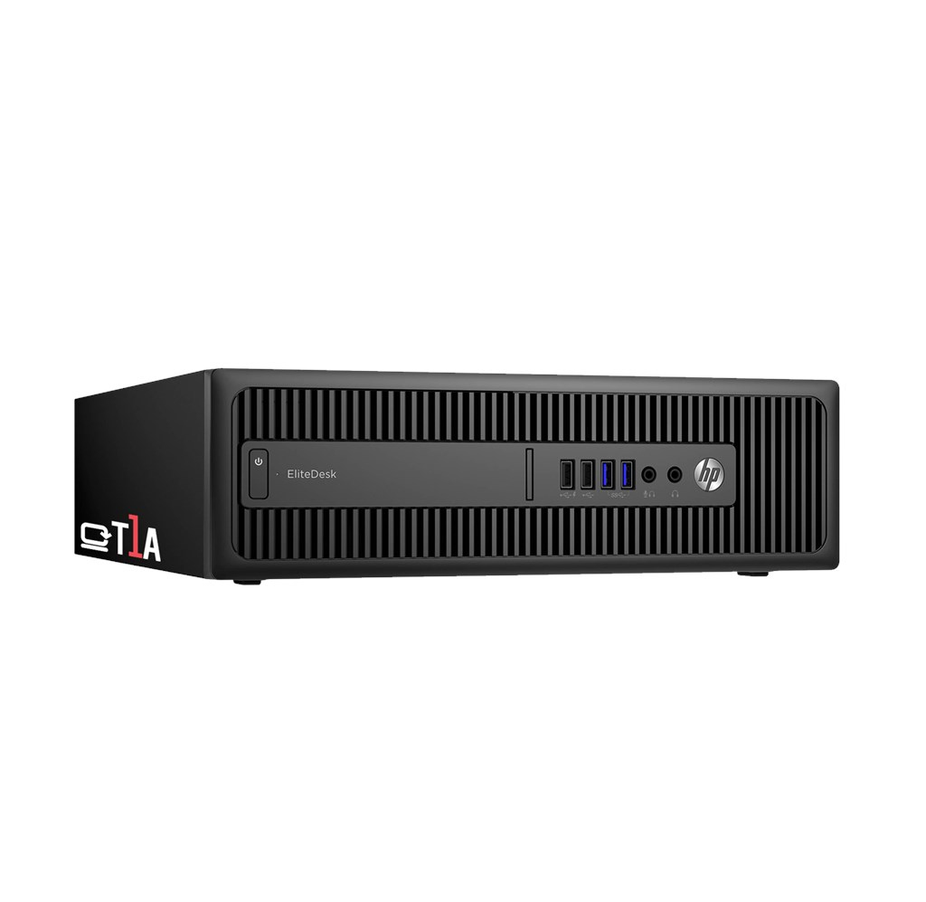 T1A HP EliteDesk 800 G2 Refurbished Intel® Core™ i7 i7-6500U 8 GB DDR4-SDRAM 128 GB SSD Windows 10 Pro SFF PC Sort