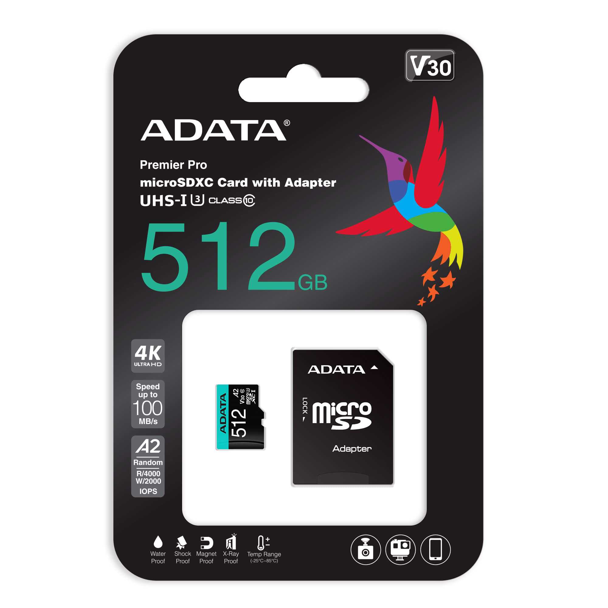 ADATA Premier Pro 512 GB MicroSDXC Klasse 10