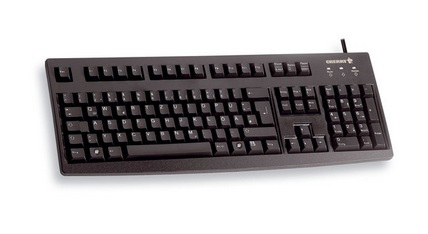 CHERRY G83-6105 tastatur Universel USB Sort