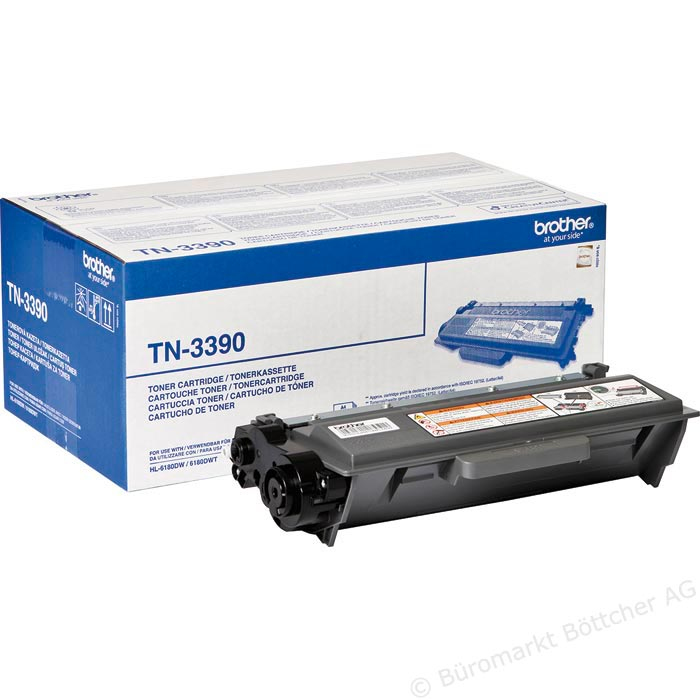 Brother TN-3390P tonerpatron 1 stk Original Sort