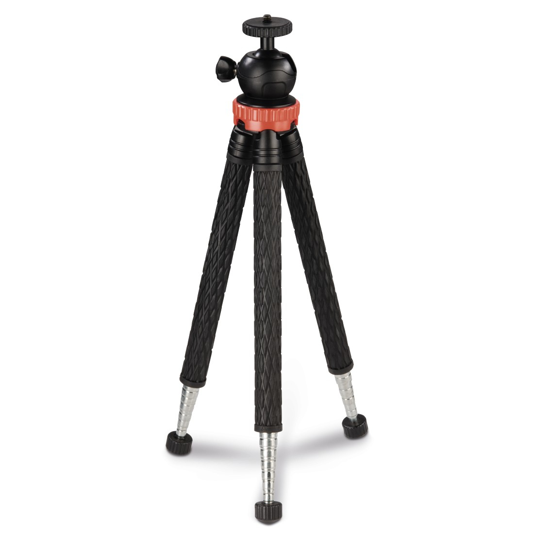 Hama Traveller Pro kamerastativ Smartphone/action kamera 3 ben Sort, Rød