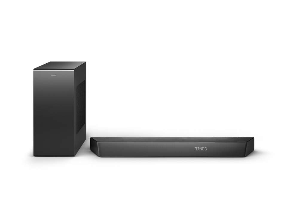 Philips TAB7807/10 SoundBar højttaler Sort 3.1 kanaler 650 W