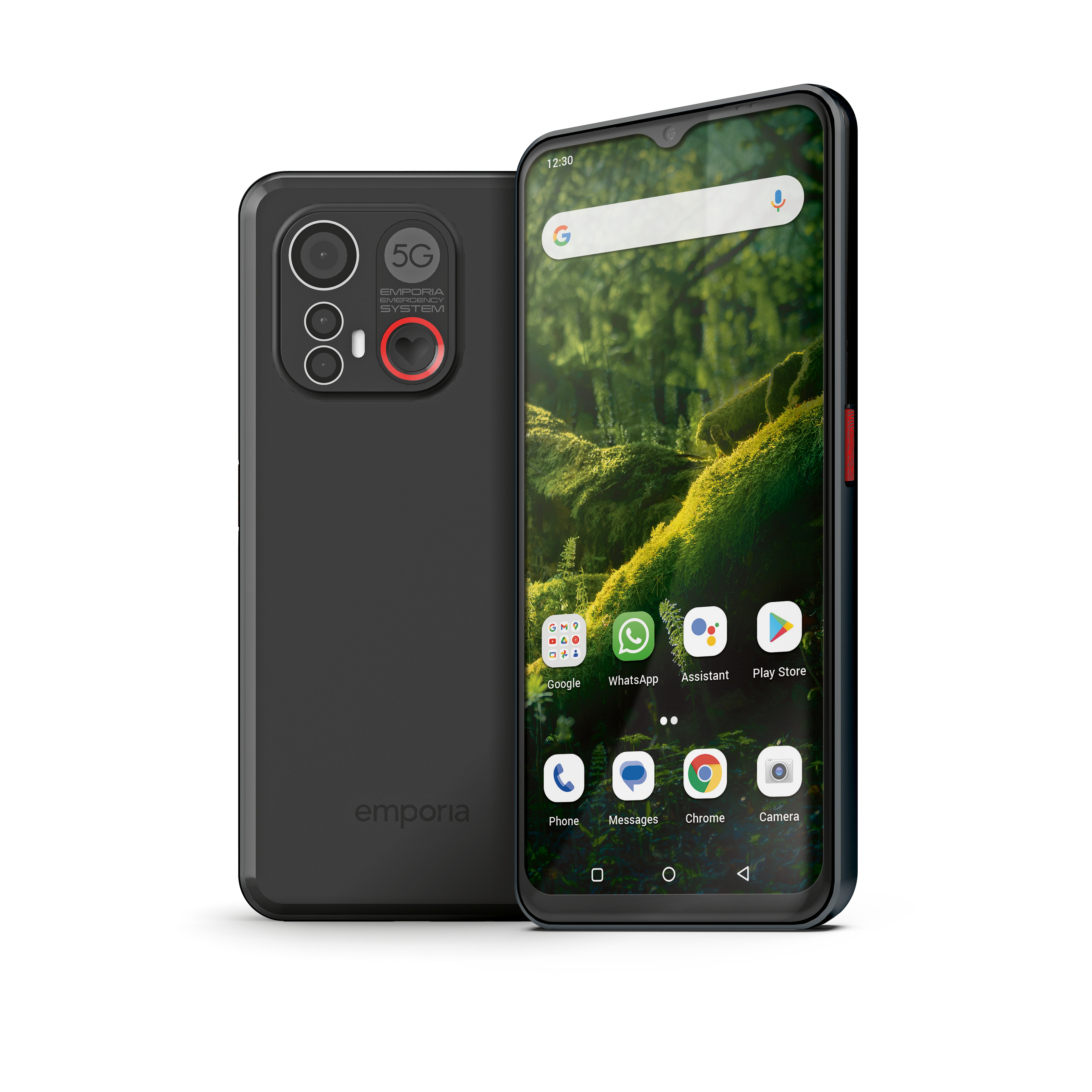 Emporia emporiaME6 16,7 cm (6.58") Single SIM Android 13 5G USB Type-C 6 GB 128 GB 4900 mAh Sort