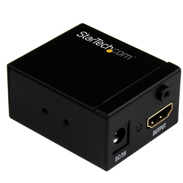 StarTech.com HDBOOST AV forlænger AV gentager Sort