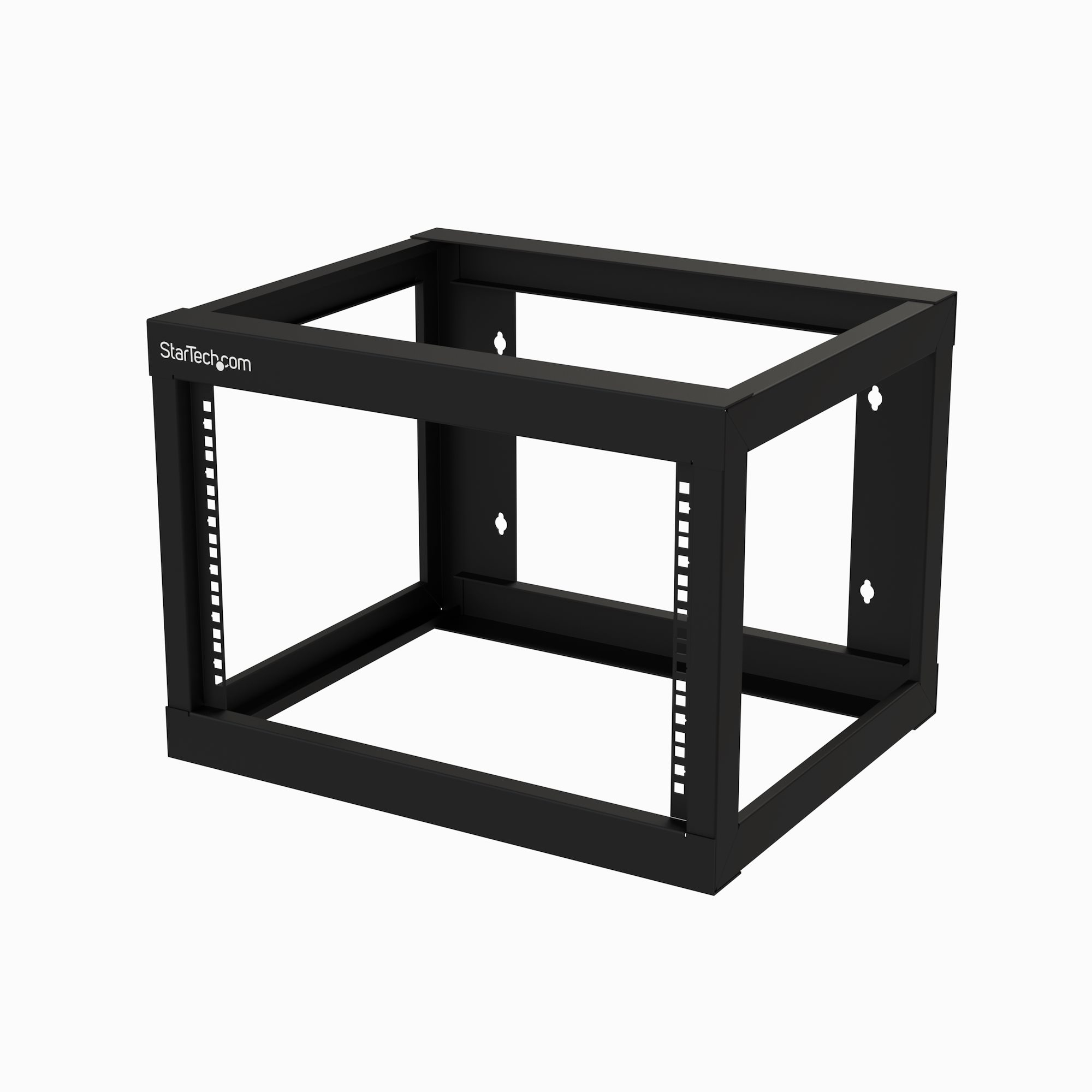 StarTech.com RK619WALLO stativ 6U Vægmonteret stativ Sort