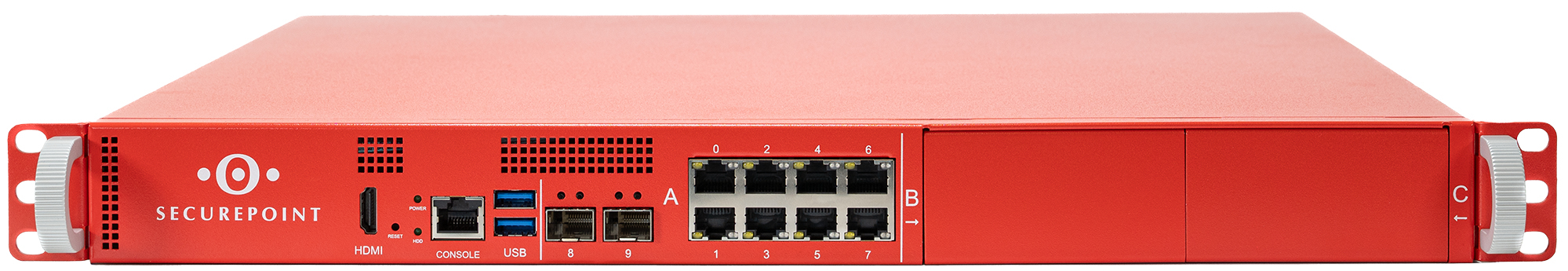 Securepoint RC1000RR G6 firewall (hardware) 1U 59 Gbit/sek.