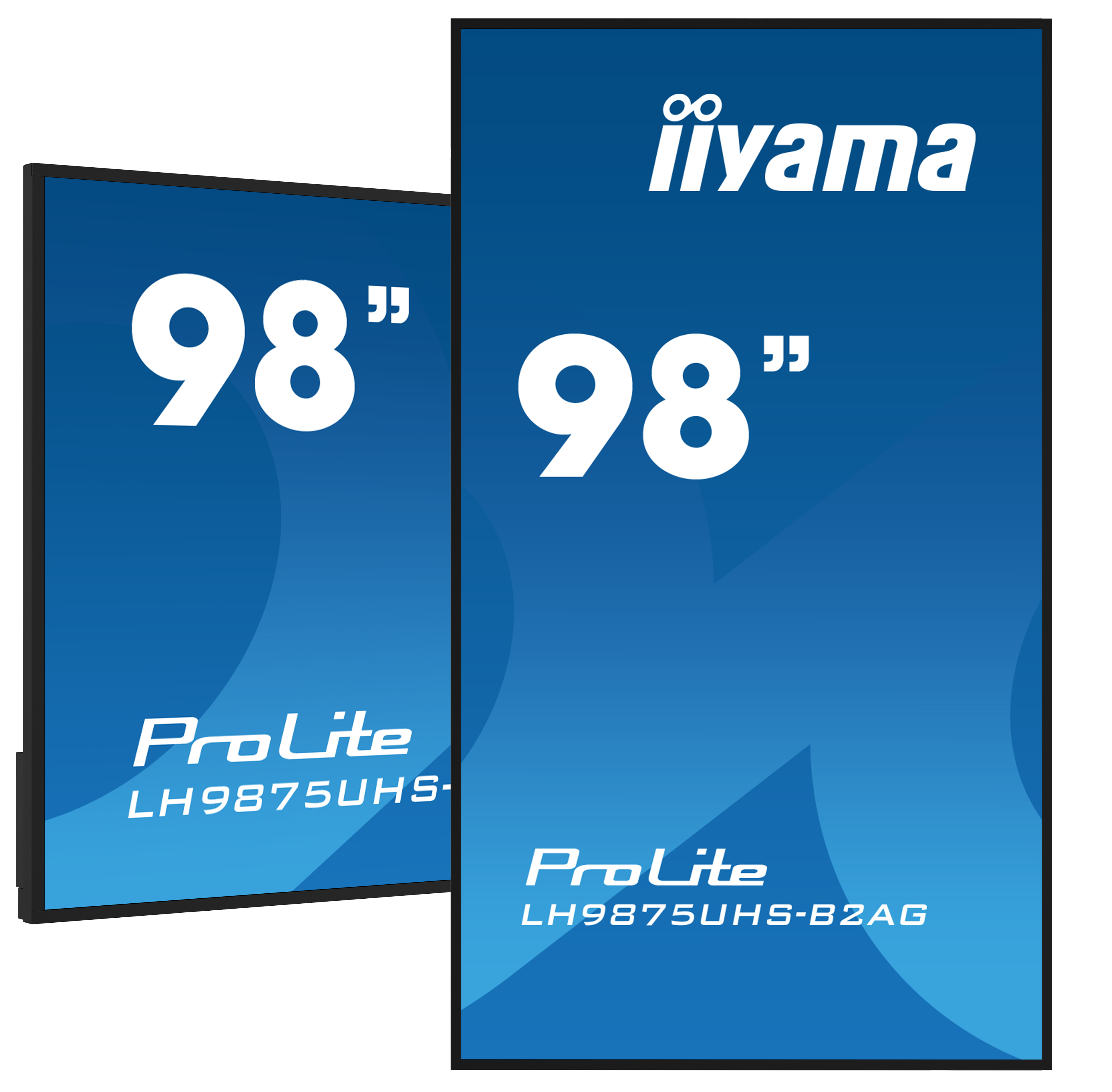 iiyama LH9875UHS-B2AG skilte display Digital fladpaneldisplay 2,48 m (97.5") LED Wi-Fi 500 cd/m² 4K Ultra HD Sort Indbygget processer Android 11 24/7