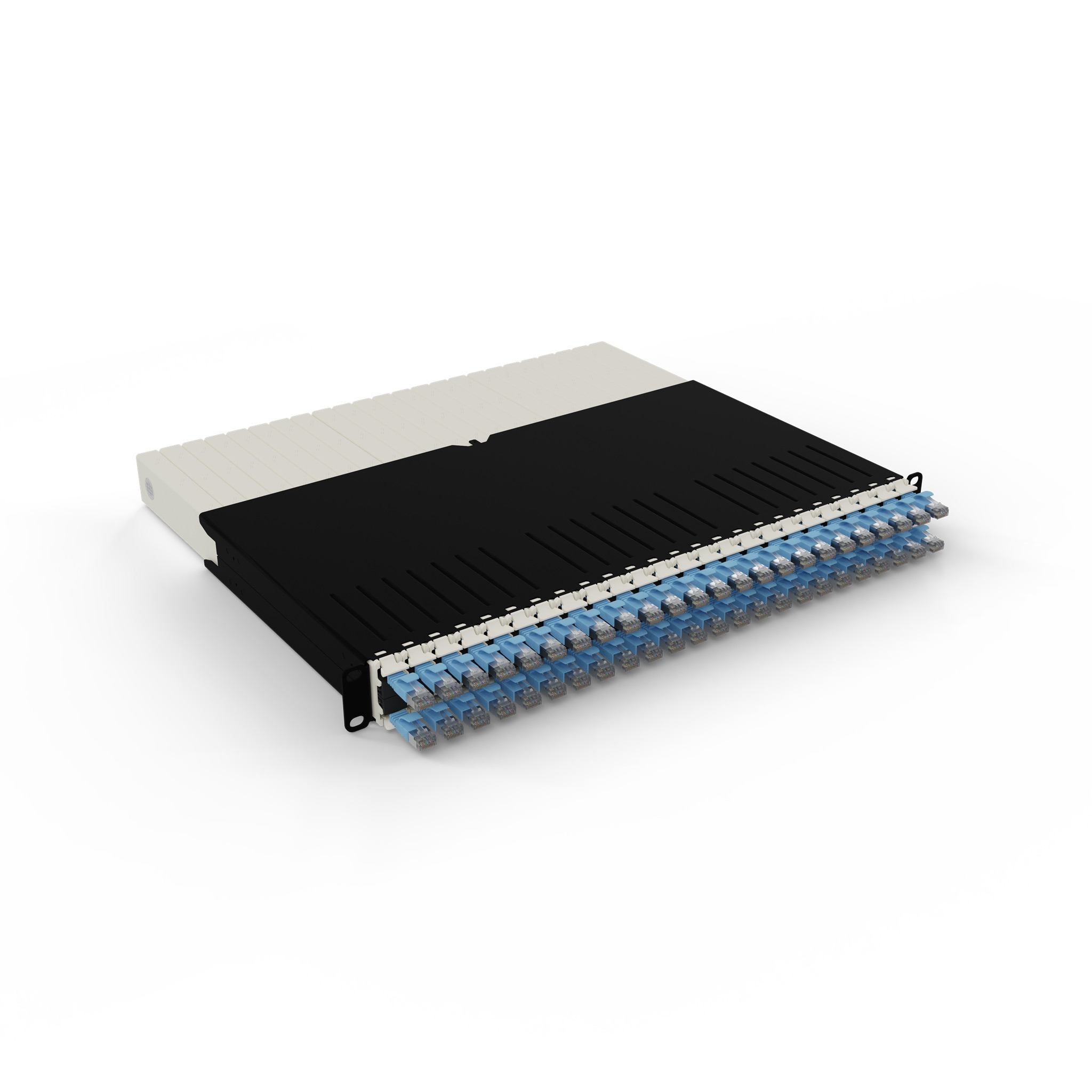 PATCHBOX PONEX8STPBL netværkskabel Blå 0,8 m Cat6a U/FTP (STP)