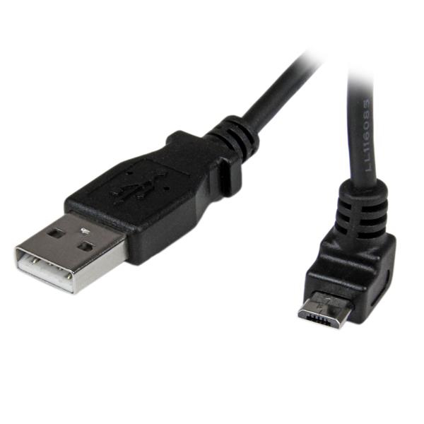 StarTech.com 2m USB2.0 A - micro B USB-kabel USB A Micro-USB B 0,48 Gbit/sek. Sort