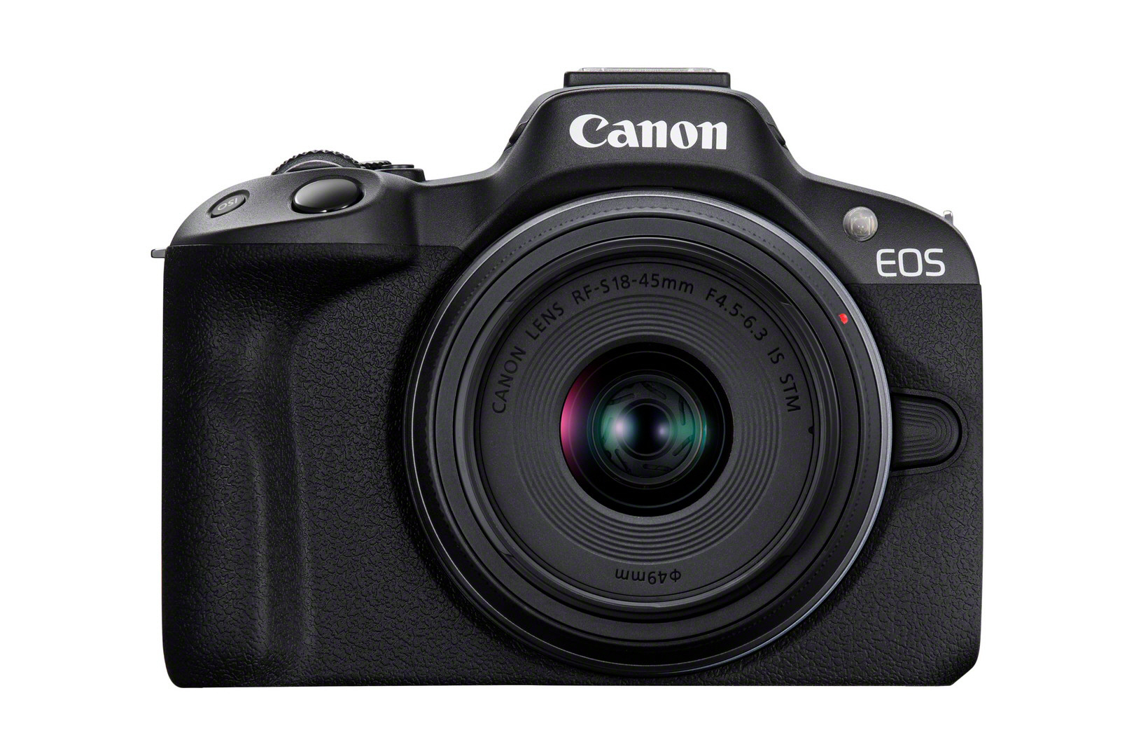 Canon EOS R50, Black + RF-S 18-45mm F4.5-6.3 IS STM Kit MILC 24,2 MP CMOS 6000 x 4000 pixel Sort