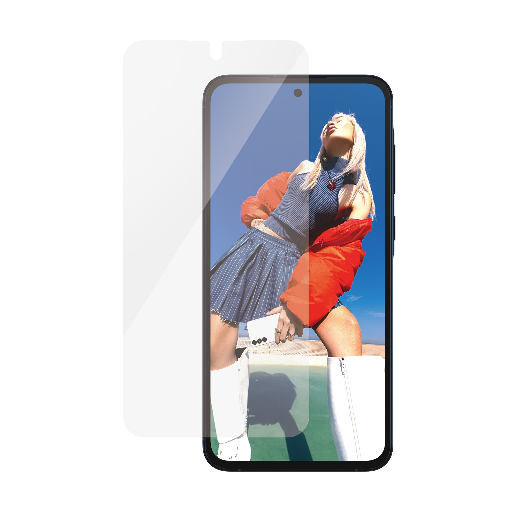 PanzerGlass ® Skærmbeskyttelse Samsung Galaxy A55 5G | Ultra-Wide Fit w. EasyAligner