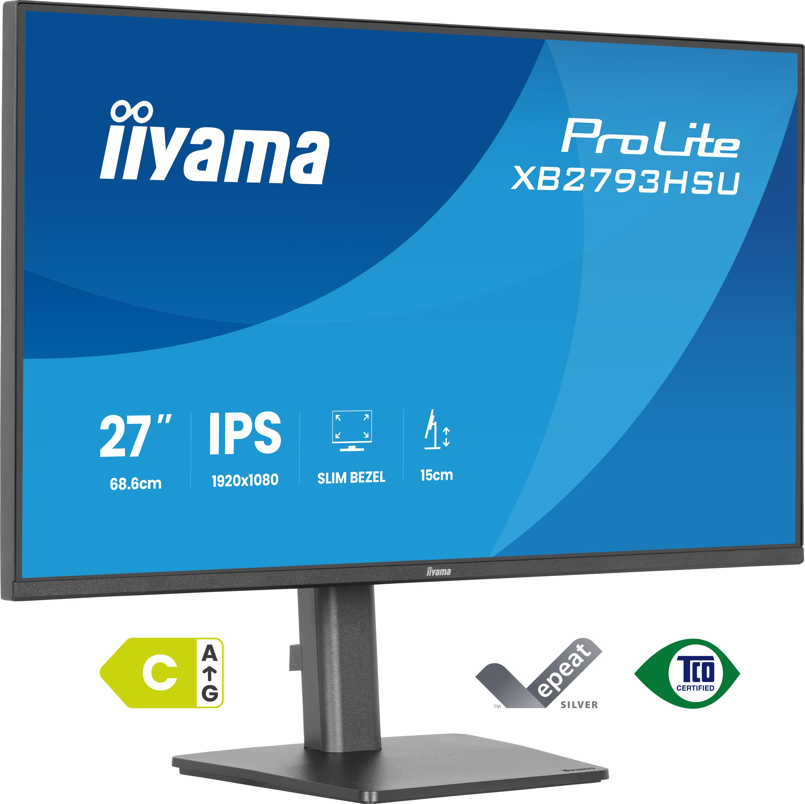 iiyama ProLite XB2793HSU-B1 computerskærm 68,6 cm (27") 1920 x 1080 pixel Fuld HD LED Sort