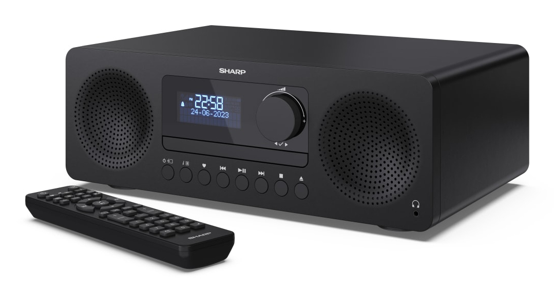 Sharp XL-B720D(BK) stereoanlæg Home audio micro system 30 W Sort