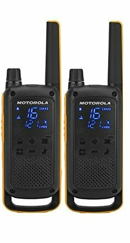 Motorola Talkabout T82 Extreme Twin Pack to-vejs radio 16 kanaler Sort, Orange