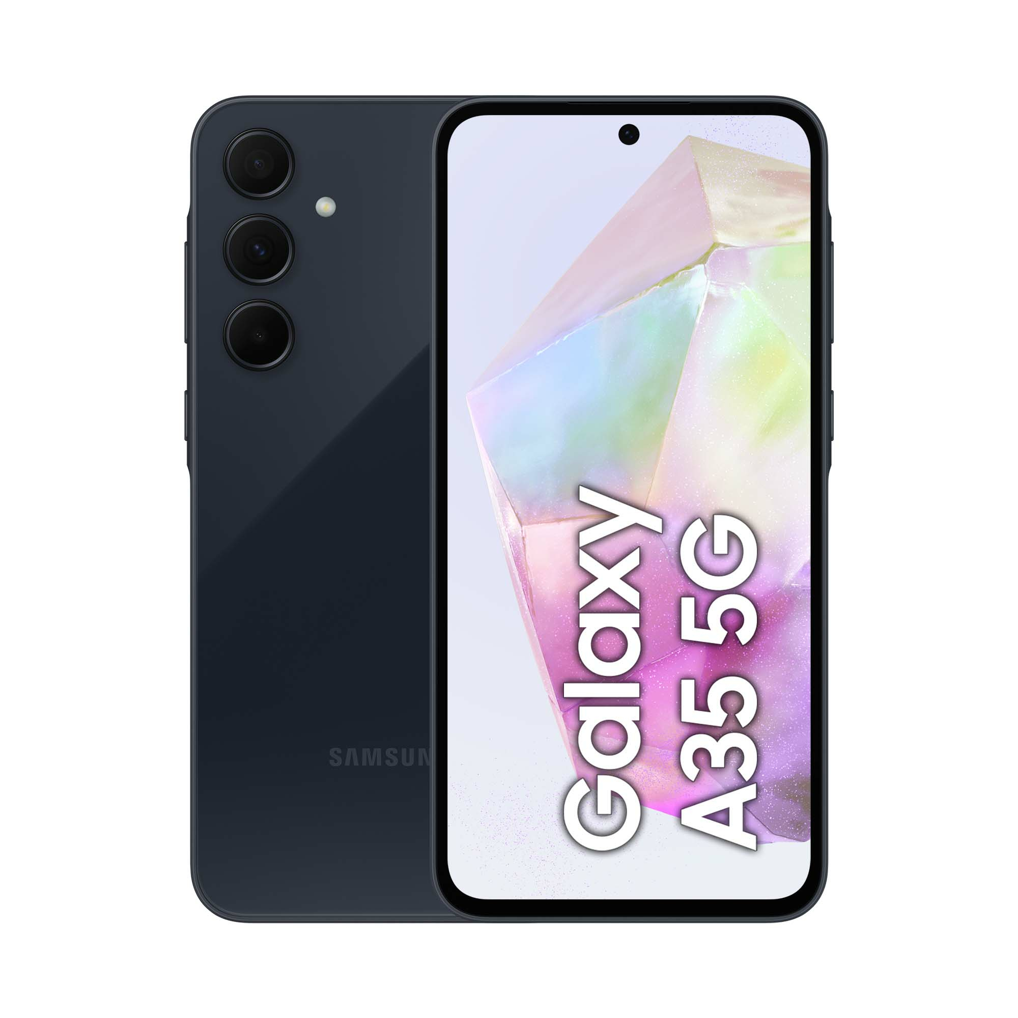 Samsung Galaxy A35 5G 16,8 cm (6.6") Hybrid Dual SIM Android 14 USB Type-C 8 GB 256 GB 5000 mAh Marineblå