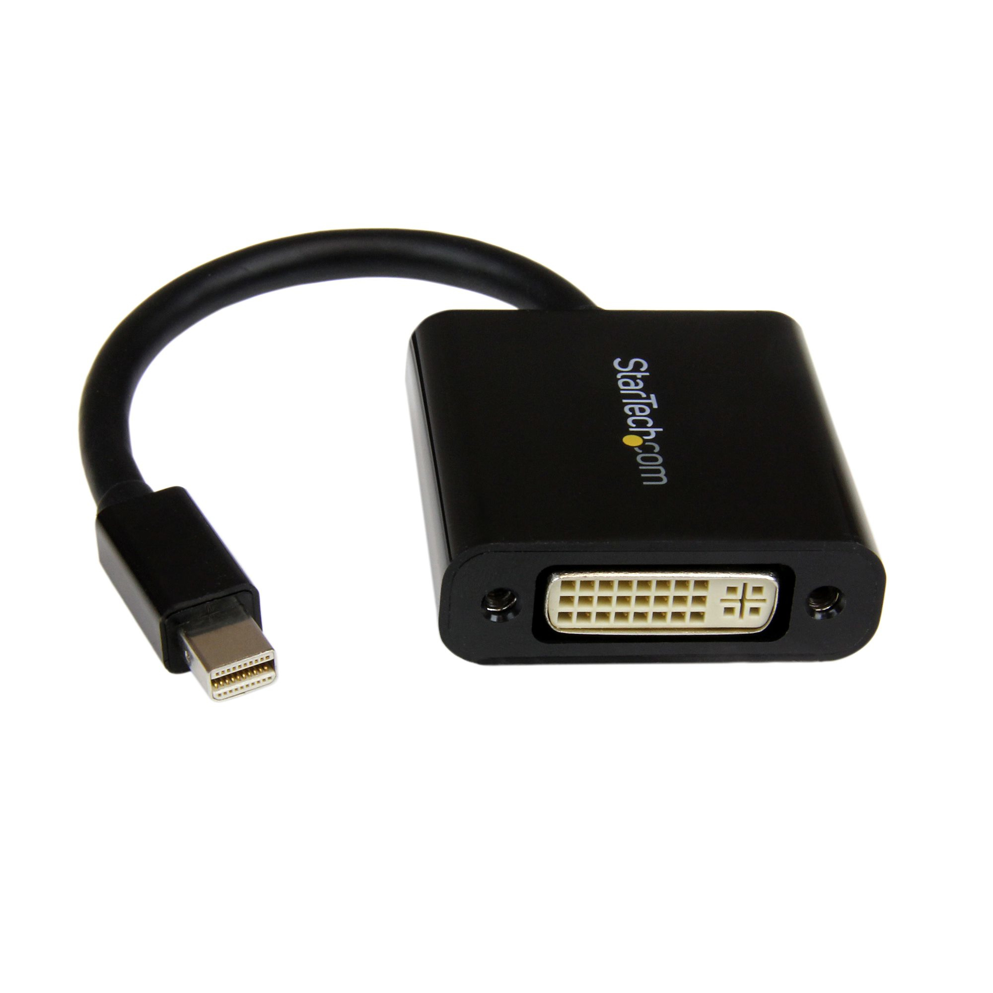 StarTech.com MDP2DVI3 videokabel adapter 0,13 m Mini DisplayPort DVI-I Sort