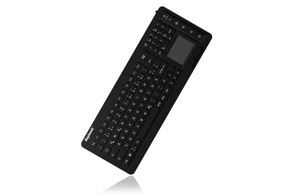 KeySonic KSK-6231 INEL (US) tastatur Industriel USB QWERTY US engelsk Sort