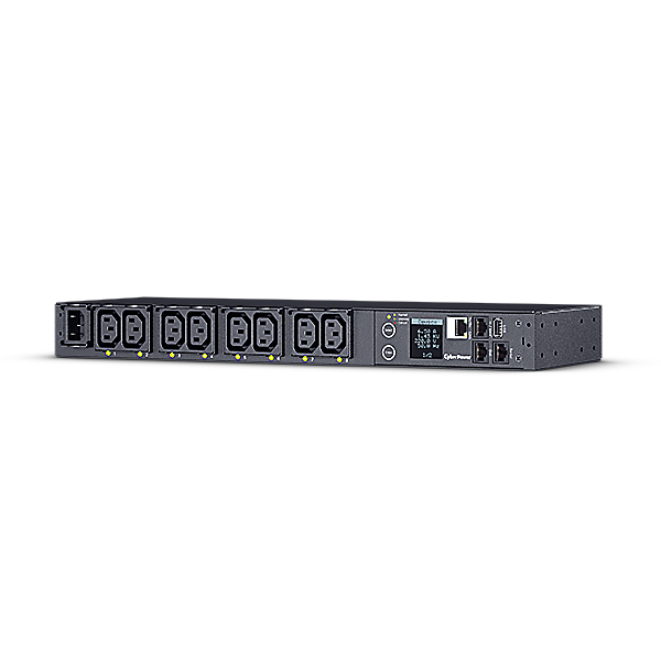 CyberPower PDU41004 strømforsyningsenhed (PDU) 8 AC stikkontakt(er) 1U Sort