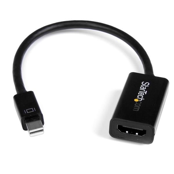 StarTech.com MDP2HD4KS videokabel adapter 0,15 m Sort