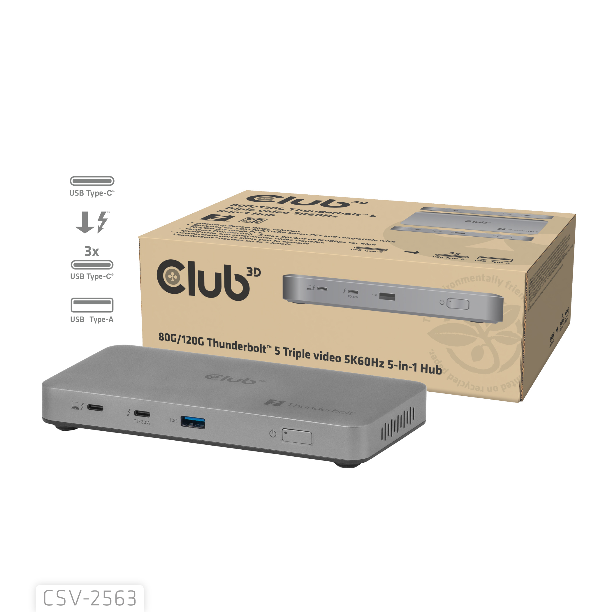 CLUB3D CSV-2563 interface hub