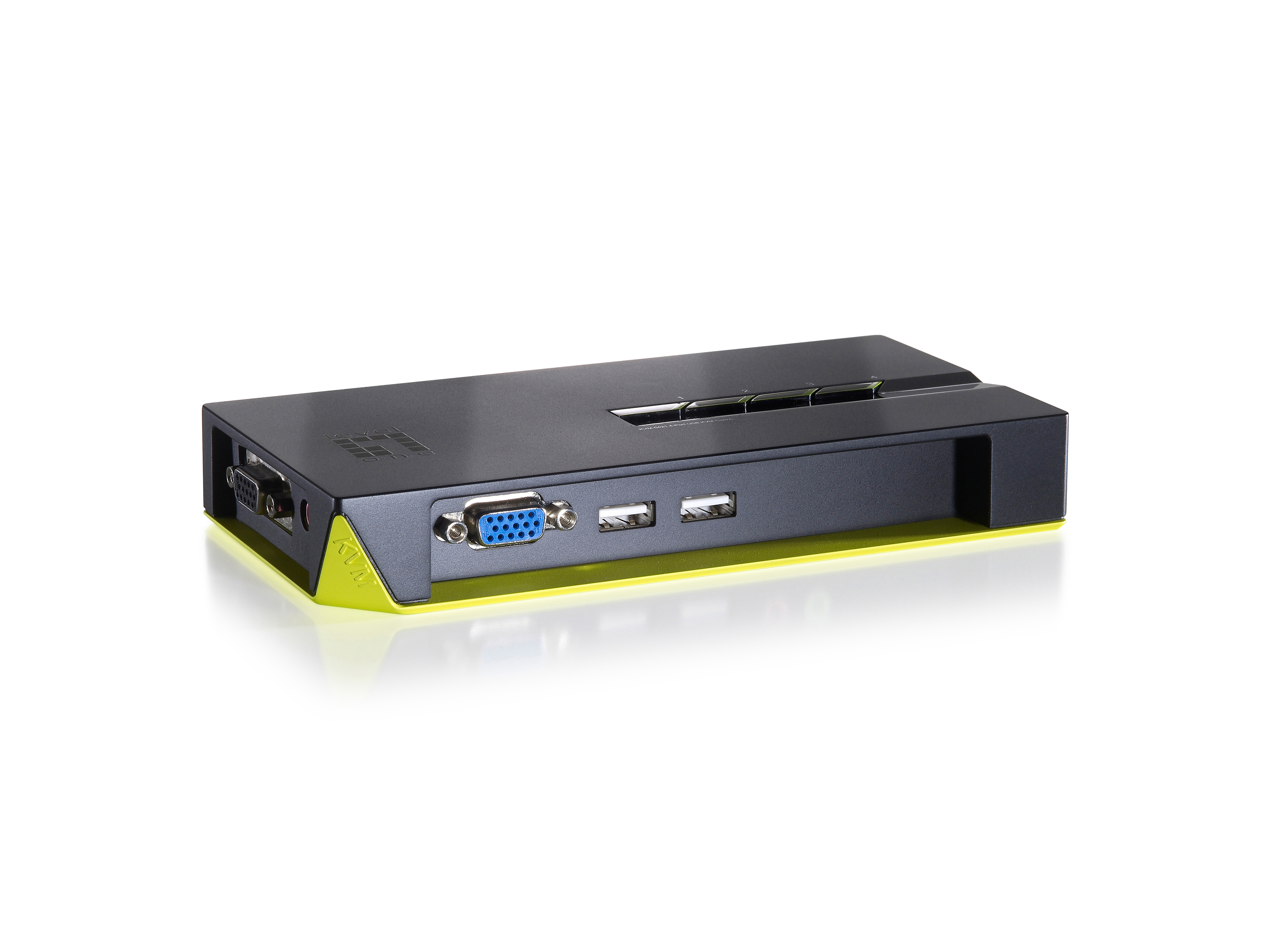 LevelOne KVM-0422 KVM Switch Sort, Grøn