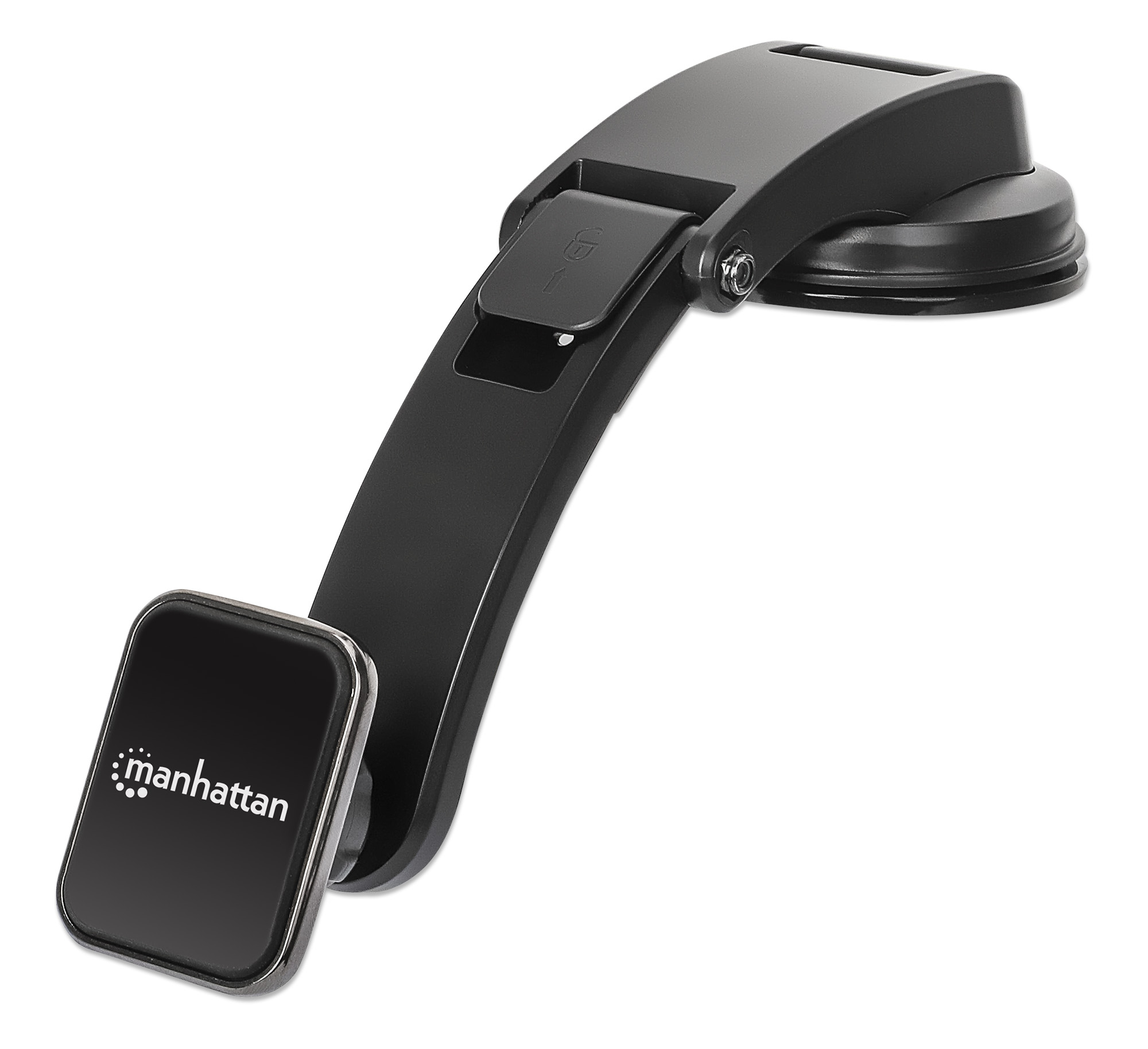 Manhattan 462525 holder Passiv holder Mobiltelefon/Smartphone Sort, Sølv