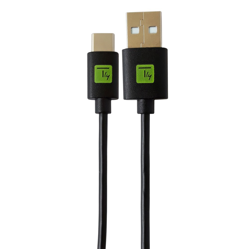 Techly ICOC MUSB20-CMAM01T USB-kabel USB 2.0 0,1 m USB A USB C Sort