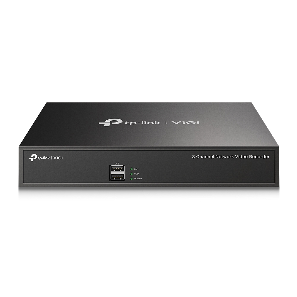 TP-Link VIGI NVR1008H Netværk videooptager (NVR) 1U Sort