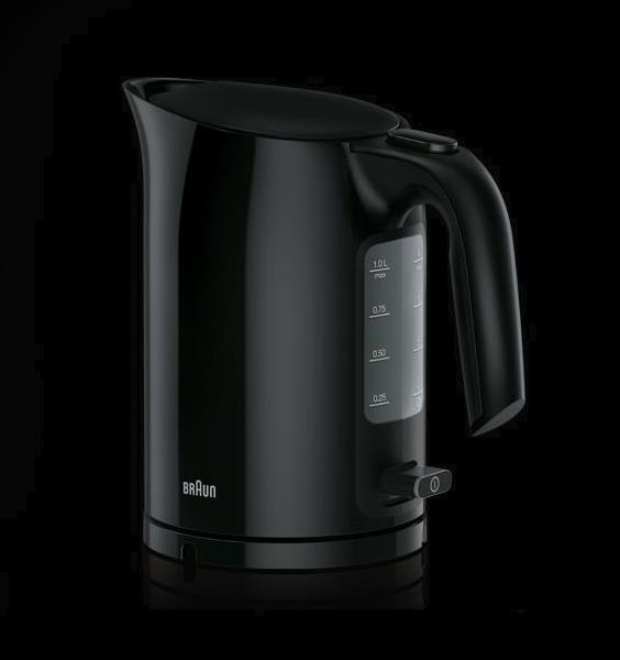 Braun WK 3110 BK elkedel 1,7 L 3000 W Sort