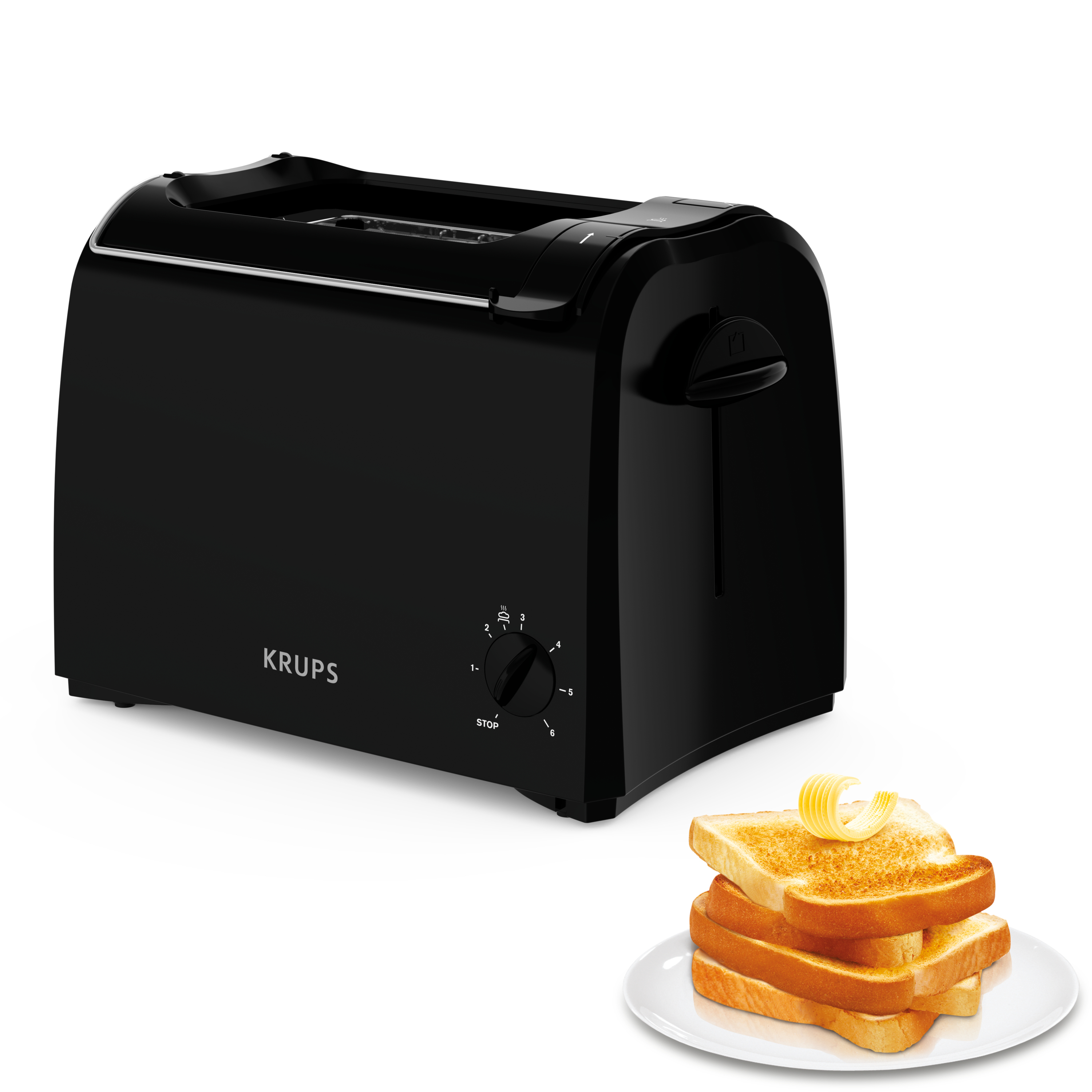 Krups Proaroma KH1518 6 2 skive(r) 850 W Sort