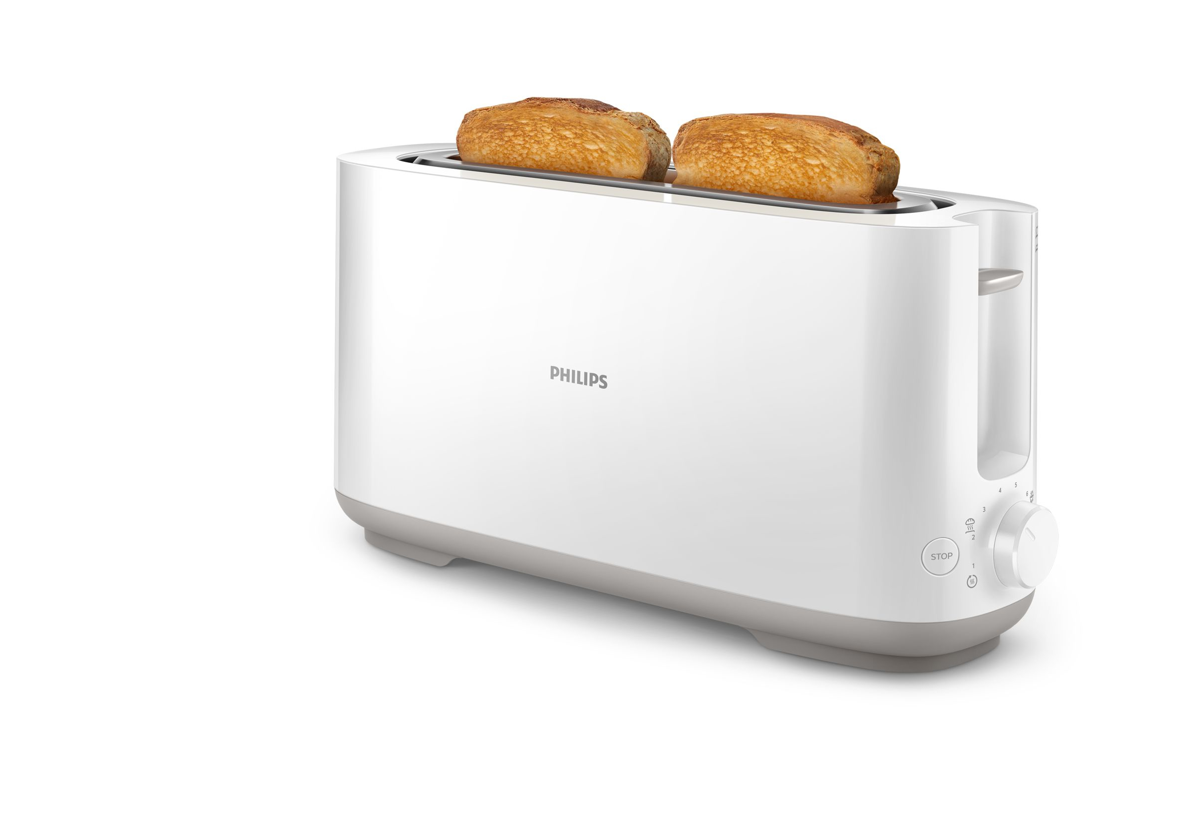 Philips Daily Collection HD2590/00 brødrister 8 1 skive(r) 950 W Grå