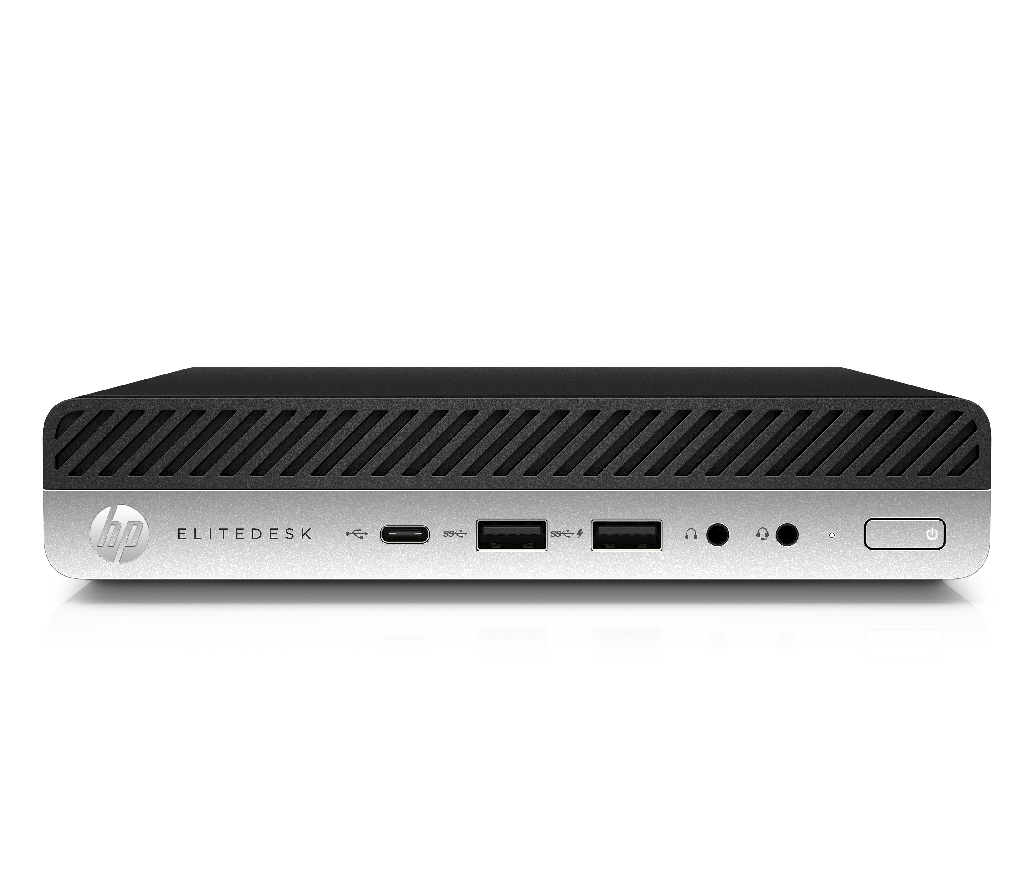 T1A HP EliteDesk 800 G5 Refurbished Intel® Core™ i5 i5-9500T 8 GB DDR4-SDRAM 512 GB SSD Windows 10 Pro Mini PC Sort, Sølv