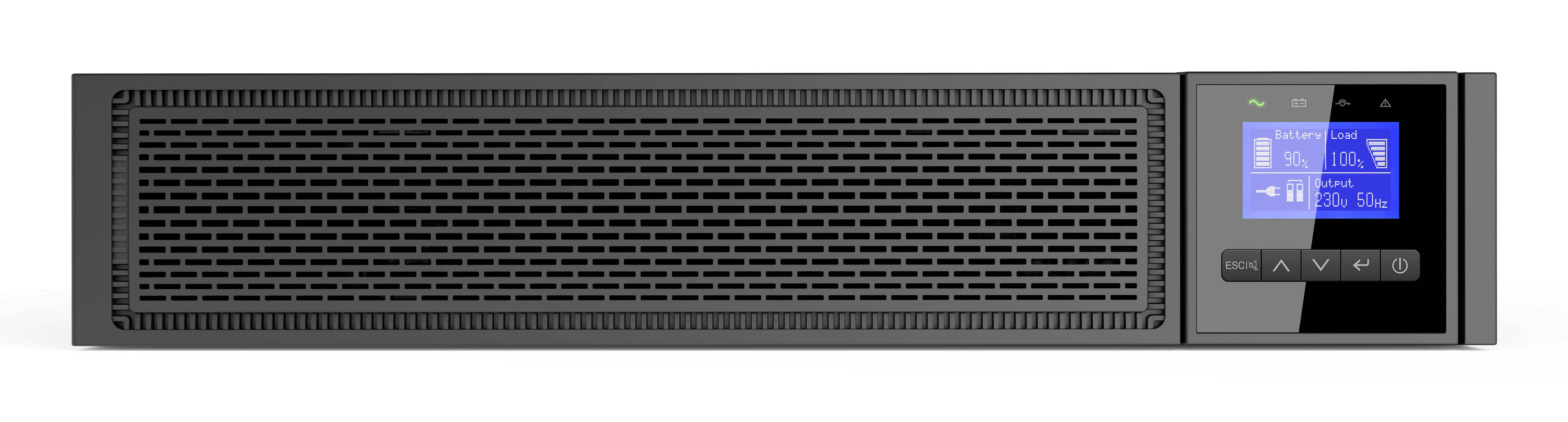 LevelOne UPS-2106 UPS-enhed Dobbeltkonvertering (online) 6 kVA 6000 W 8 AC stikkontakt(er)