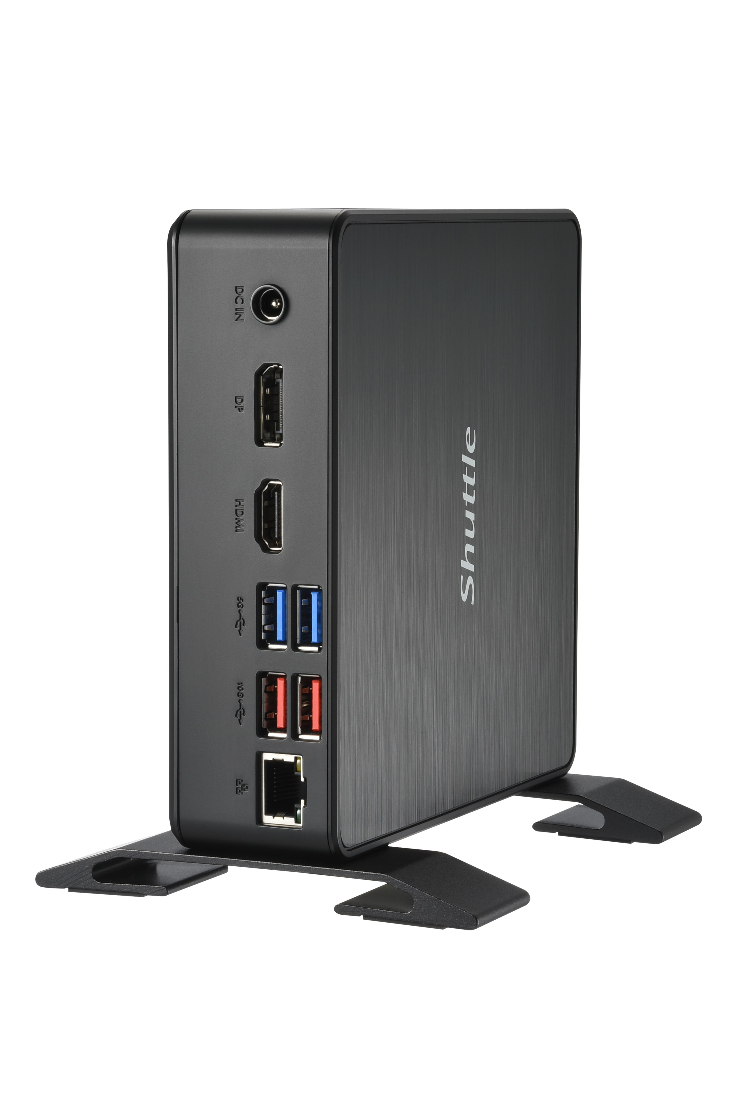 Shuttle NC4010XA PC/arbejdsstation Intel® Celeron® 7305 4 GB DDR4-SDRAM 128 GB SSD Mini PC Sort