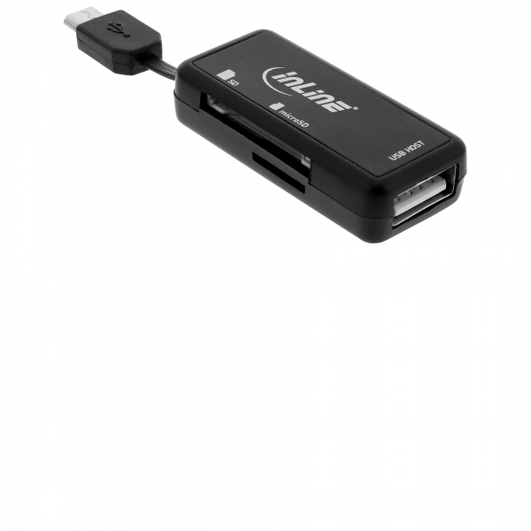 InLine 66776 kortlæser USB 2.0 Sort