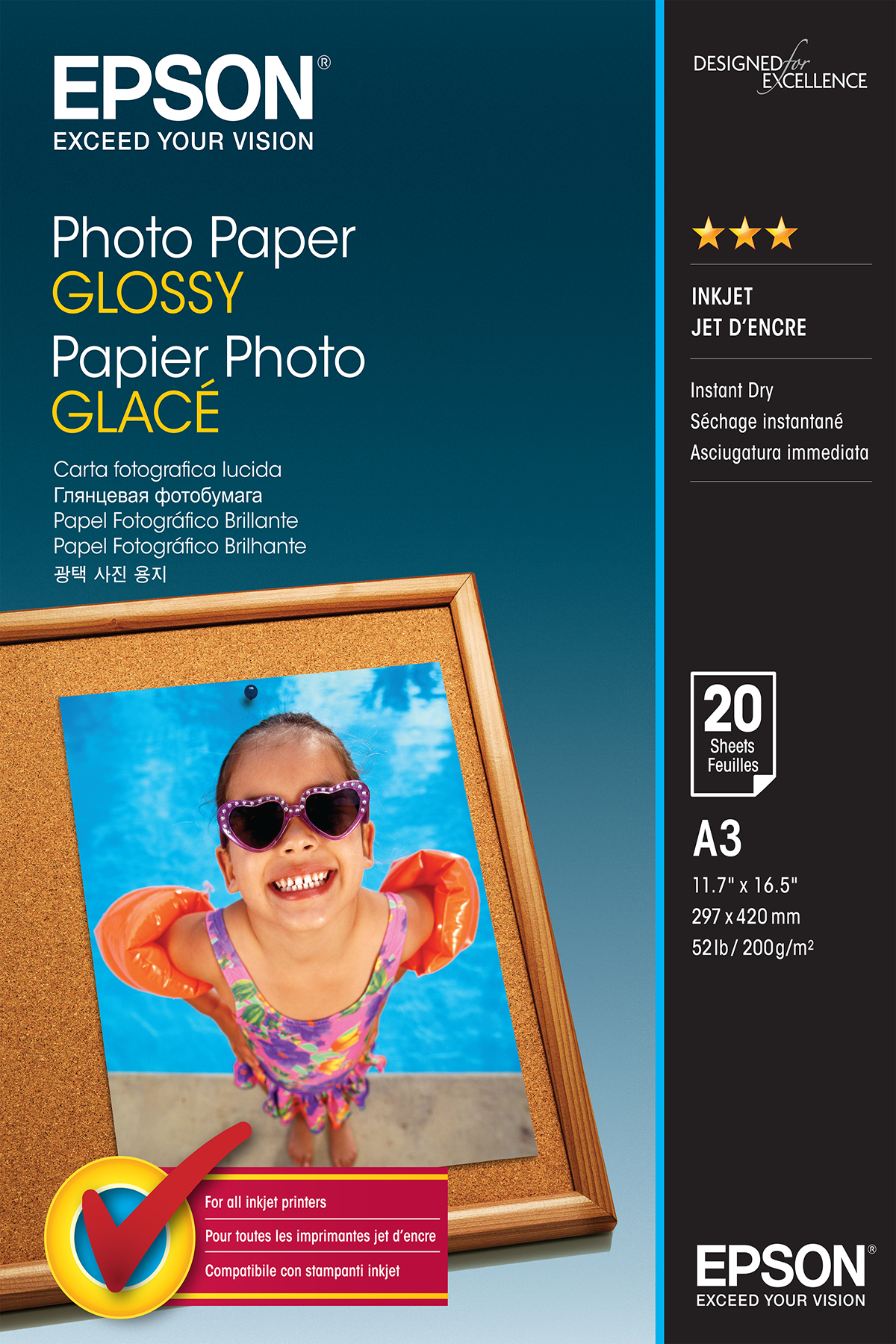 Epson Photo Paper Glossy A3 Glans