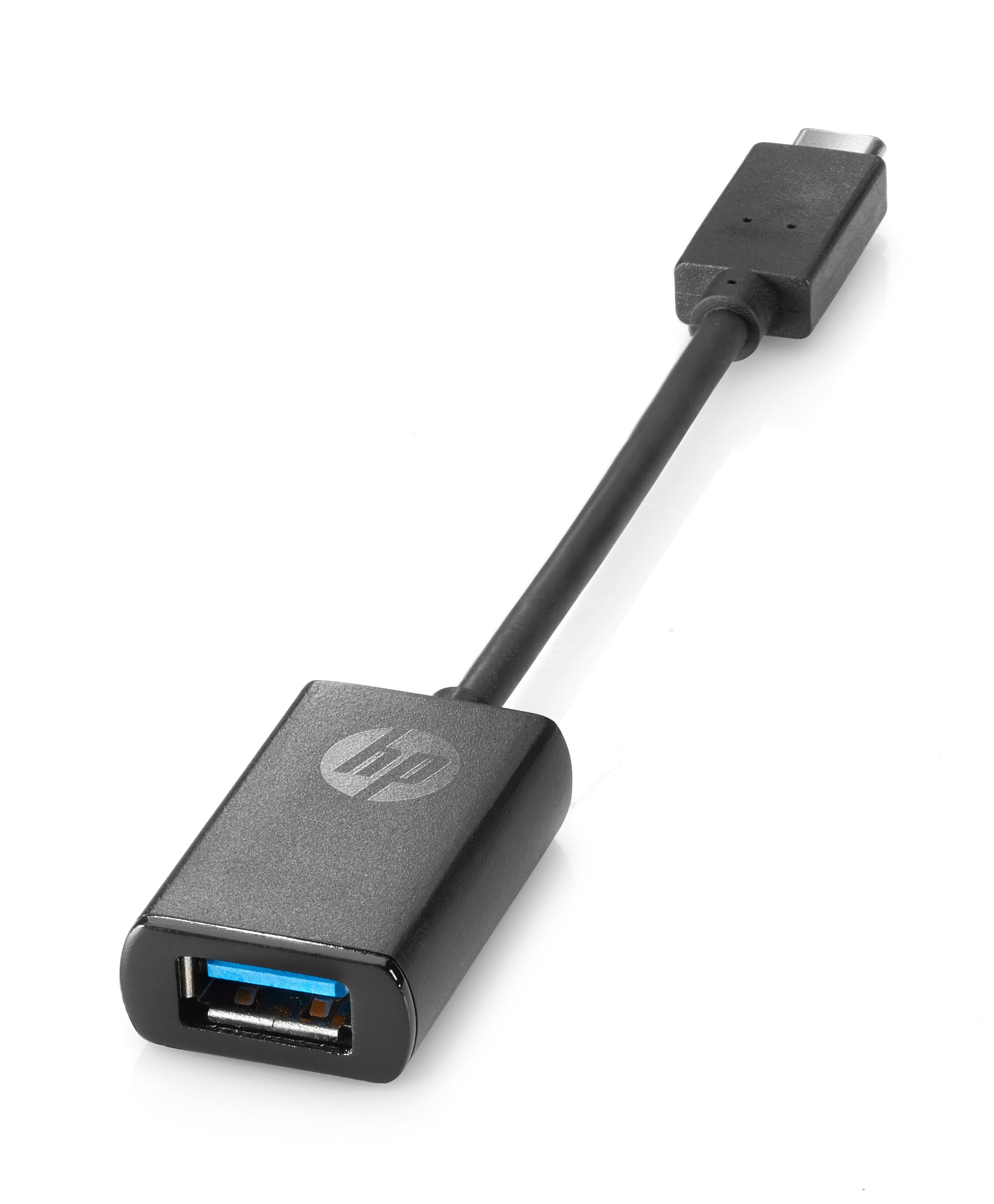 HP USB-C to USB 3.0 Adapter USB-kabel USB 3.2 Gen 1 (3.1 Gen 1) 0,1409 m Sort
