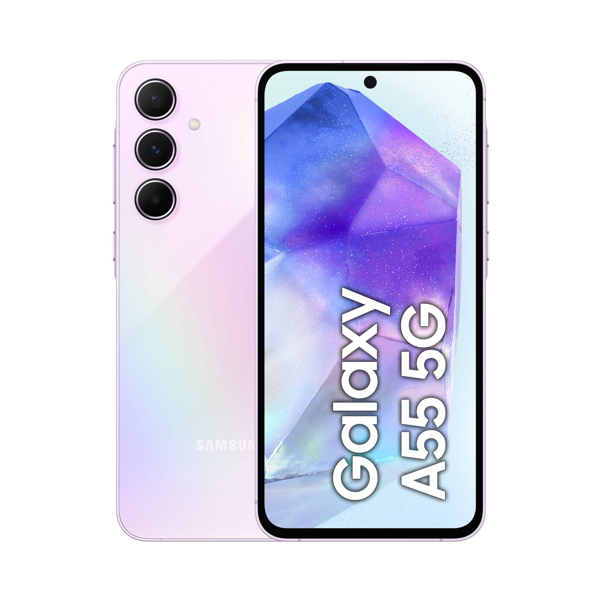 Samsung Galaxy A55 5G 16,8 cm (6.6") Hybrid Dual SIM Android 14 USB Type-C 8 GB 128 GB 5000 mAh Violet