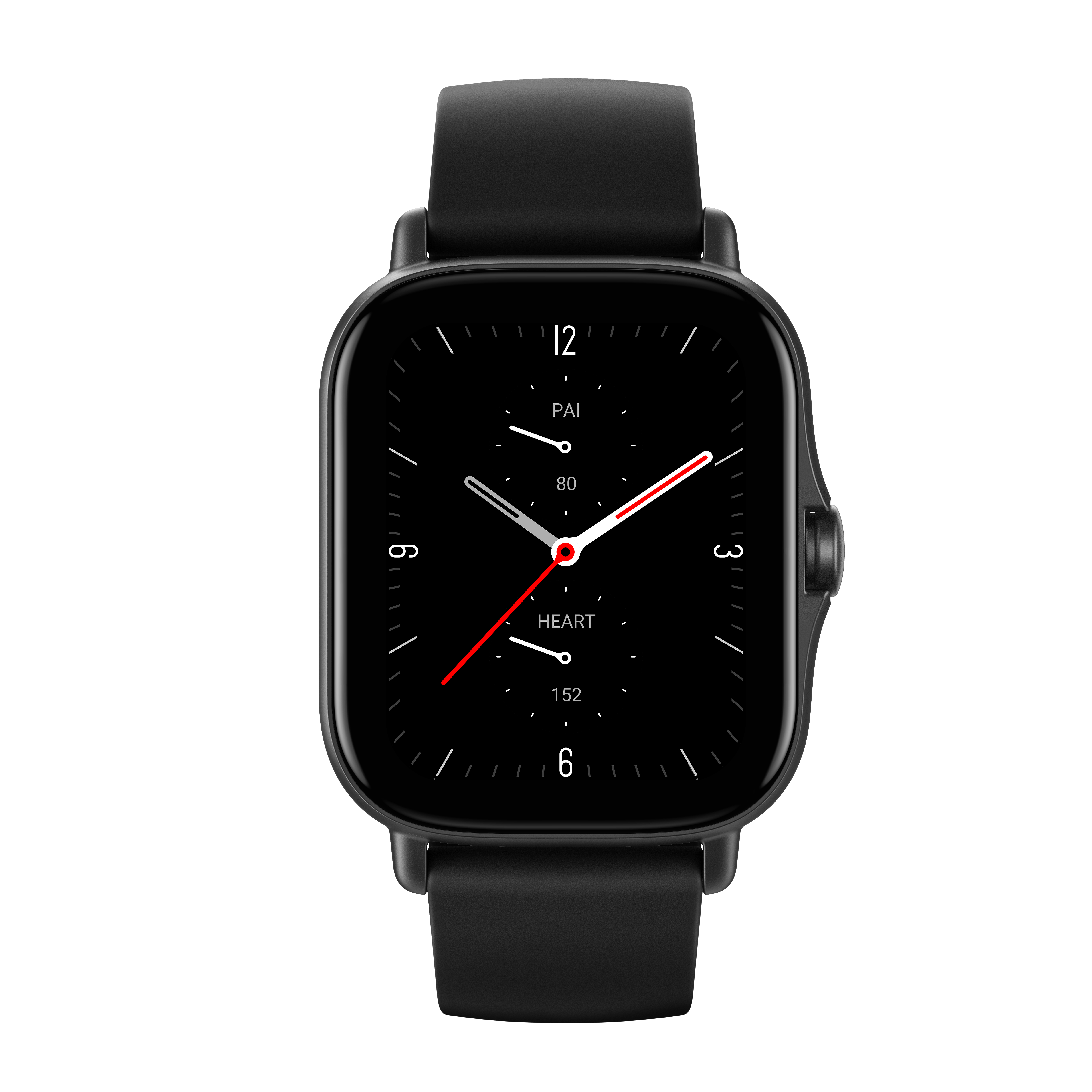 Amazfit GTS 2 4,19 cm (1.65") AMOLED 43 mm Digital 348 x 442 pixel Berøringsskærm Sort Wi-Fi GPS (satellit)