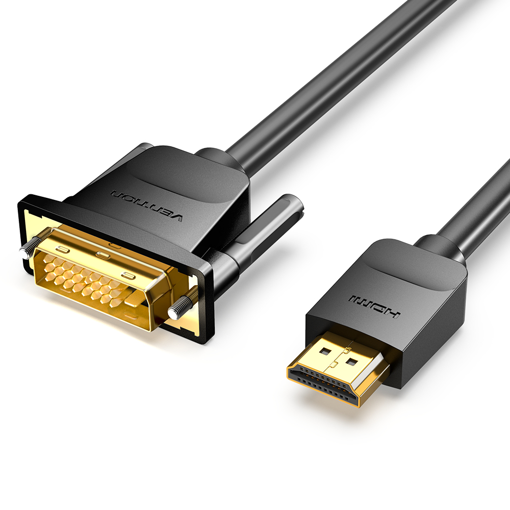 Vention ABFBG videokabel adapter 1,5 m HDMI Type A (Standard) DVI-D Sort