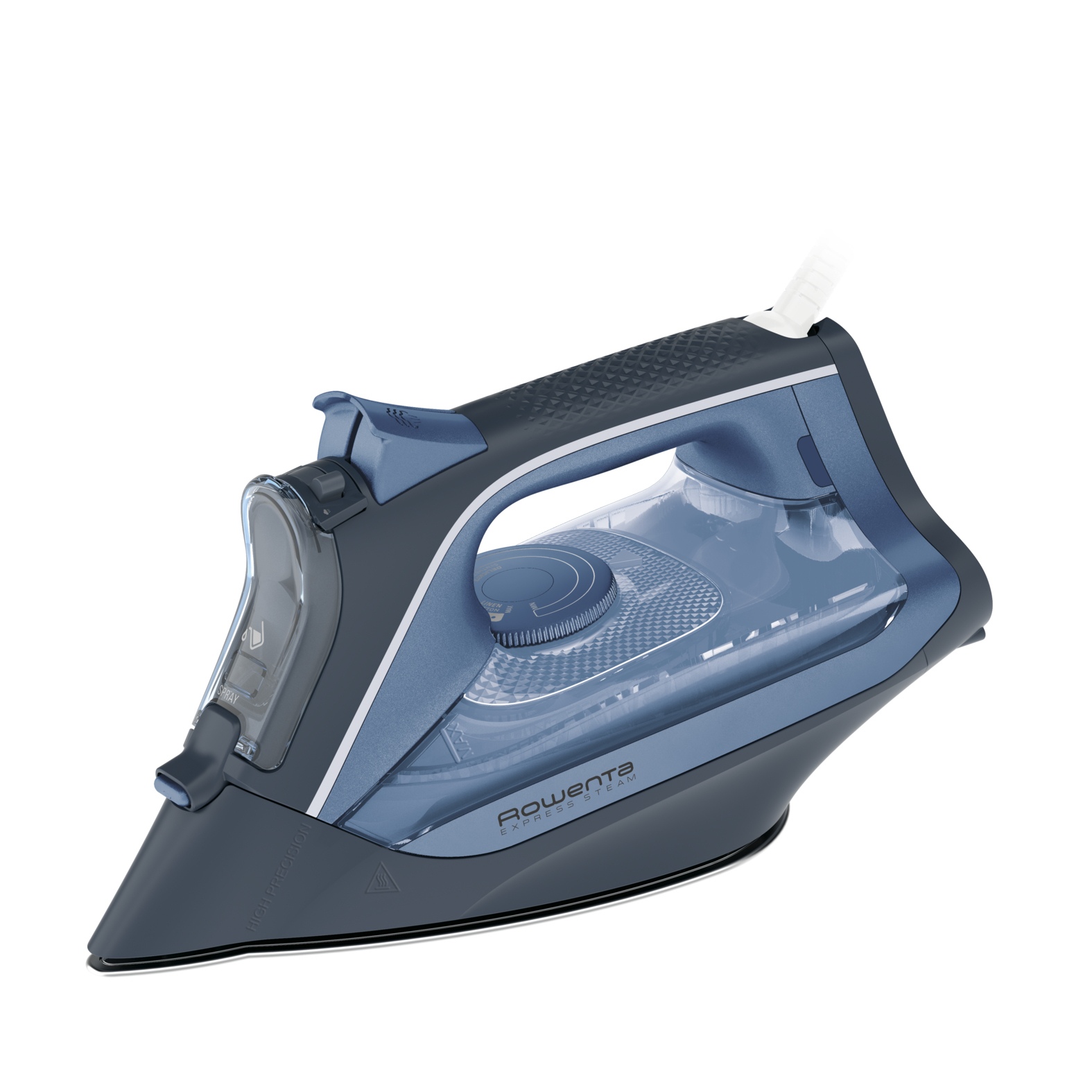 Rowenta DW4320 Tør & dampstrygejern Microsteam 300 Laser-strygesål 2500 W Blå