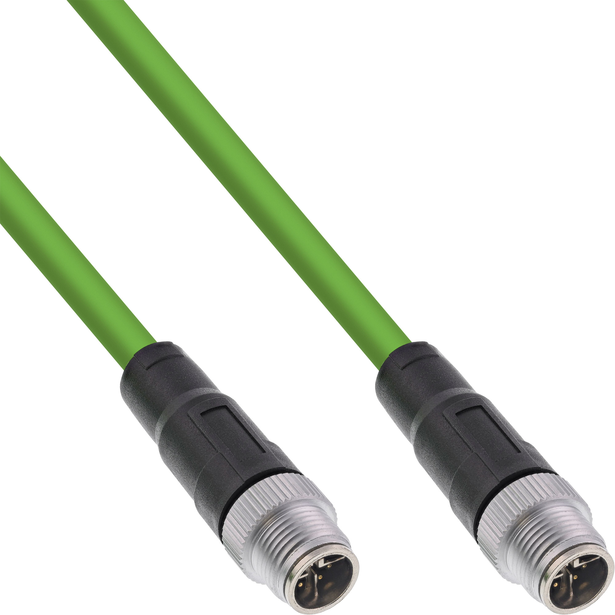 InLine 40501 sensor- & aktuatorkabel 1 m M12 Grøn